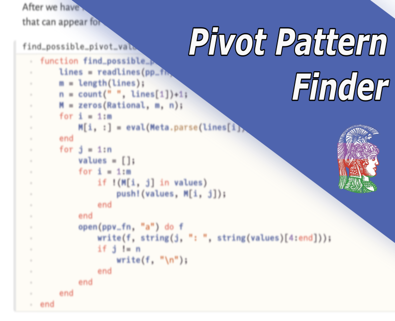 Pivot Pattern Finder for Hadamard Matrices of Order 20 using GECP